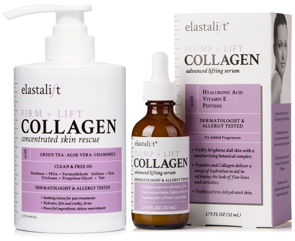 Elastalift Collagen Serum For Face + 2 Piece Set, Cream +