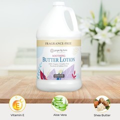 Ginger Lily Farms Vegan Fragrance Free Soothing Butter Lotion 128 Fl Oz