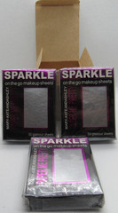 3 Pack Mary Kate and Ashley Silver Sparkle on the Go Makeup Sheets