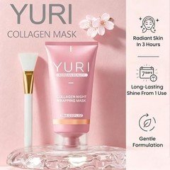 Yuri Korean Collagen Night Wrapping Mask 75ml Hydrating Sleeping Mask New In Box
