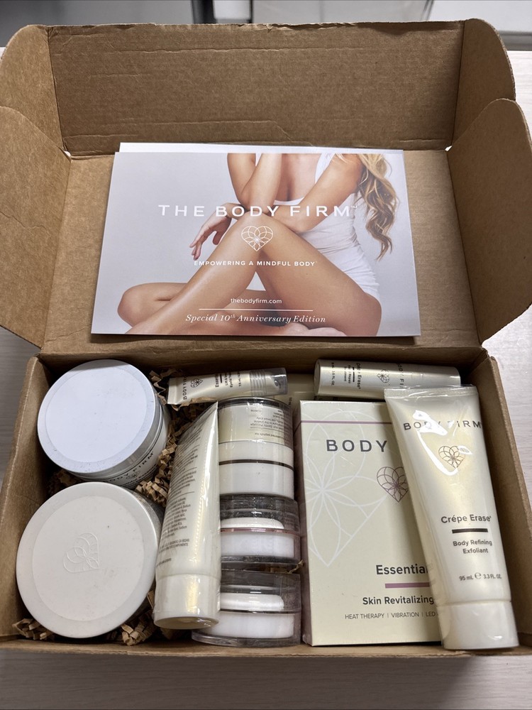 The Body Firm Crepe Erase Skin Care Set 10 Pieces, New in Sealed Packaging