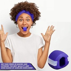 1PC Jawline Exerciser Mouth Exercise Fitness Ball Neck Face Jaw Trainer Toning