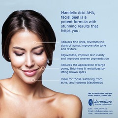 Mandelic Acid 30% AHA Alpha Hydroxy Peel Medical Strength Used For Rosacea Acne