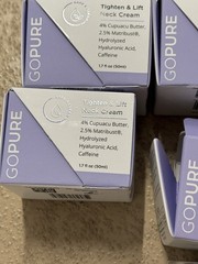 4x Go Pure Tighten & Lift Neck Firming Cream 1.7 Oz 50ml Exp. 3/28 New & Sealed