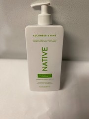 NATIVE Moisturizing Lotion CUCUMBER & MINT Paraben Free 16.5 fl oz