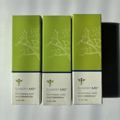 Gundry MD Polyphenol Dark Spot Diminisher Serum 1oz-New in Box PACK OF 3