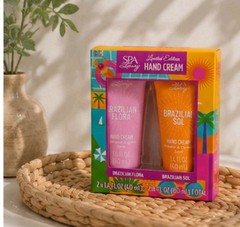 SPA Luxury Limited Edition Hand Cream Gift Set | Brazilian Flora & BraSol 2-Pack