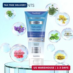 Folliculitis Cream | Soothes & Helps Clear Bumps on Scalp, Face, Body & Butt | f