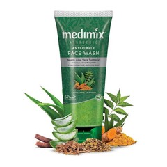 Medimix Ayurvedic Anti Pimple Face Wash for pimple free, glowing skin Neem r955