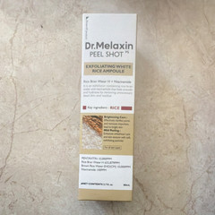 Dr.Melaxin PEEL SHOT White Rice Exfoliating Ampoule 2.7 fl oz Pore Care