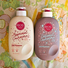 EOS 24H Moisture Shea Butter Body Lotion 2-Pack 16 fl oz Peppermint/Caramel