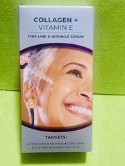 Kiyo Collagen + Vitamin E Fine Line & Wrinkle Serum.Dual Action. 1.75 fl oz New