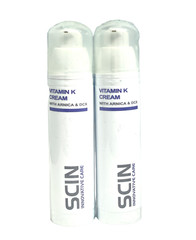 SCIN Innovative Care Vitamin K Cream With Arnica & DCX 45g New; LOT OF 2