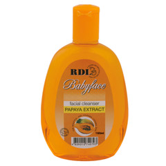 RDL Babyface Facial Cleanser With Papaya Extract 150ml Free Shipping
