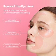BIODANCE Collagen Peptide Eye Patches, Anti Wrinkle & Smile Line Patches for Fac