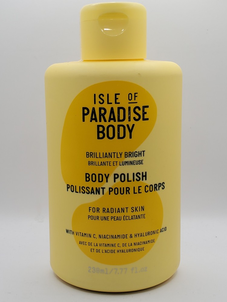 Isle Of Paradise Brilliantly Bright Body Polish For Radiant Skin ~ 7.77 fl oz ~