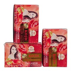 X3 Kojic Tomato Gluta Collagen+ 7days whitening Soap 3pisces 160g Each