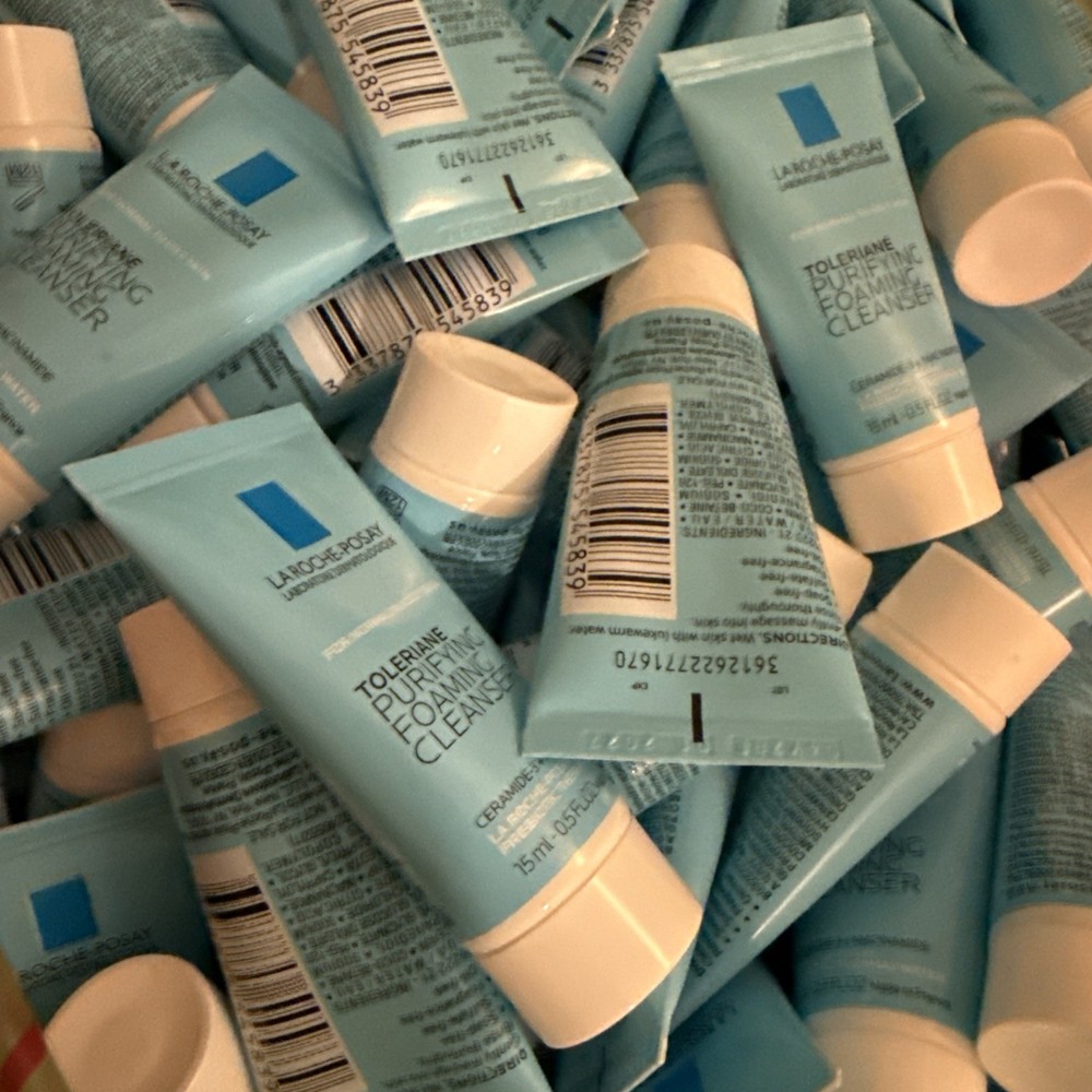 21-La Roche Posay Toleriane Purifying Foaming Facial Cleanser Travel Sz 0.5 floz