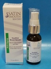 1 × SATIN SMOOTH Skin Care Anti-Aging Youthful Boost Serum• 1 fl oz NEW & SEALED