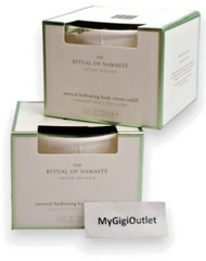 2 x The Ritual of Namaste Natural skincare Hydrating Body Cream Refill 7.4 Fl Oz
