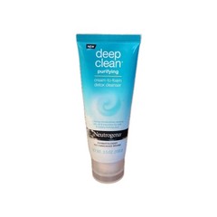 Neutrogena Deep Clean Purifying Cream-to-Foam Detox Facial Cleanser – 3.5 oz