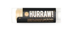 HURRAW! – Sun Lip Balm SPF 15 (Tangerine, Chamomile) Zinc Oxide, Broad Spectrum