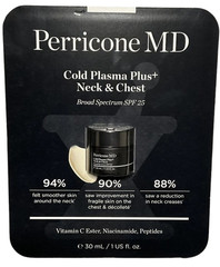 Perricone MD Moisturizer Cold Plasma Plus+ Neck & Chest Broad Spectrum, 1 fl oz