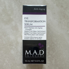 M.A.D Skincare Eye Transformation Eye Serum Anti-Aging 0.5 fl oz EXP 07/27
