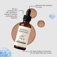 Moringa Berberine Essential Oil with Ginger Root, Jojoba,and Vitamin E 30ml