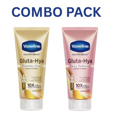 Vaseline Gluta-Hya Flawless Glow & Dewy Radiance Body Lotion 200ml x2