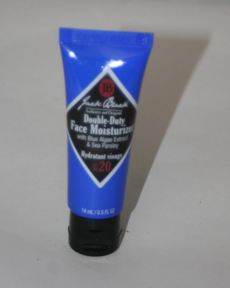 Jack Black Double-Duty Face Moisturizer W/ Blue Algae Extract SPF20 .5 fl oz NEW