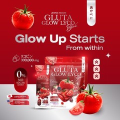 Jennie Moon Gluta Glow Lyco 300000mg Lycopene Glutathione Brightening Authentic