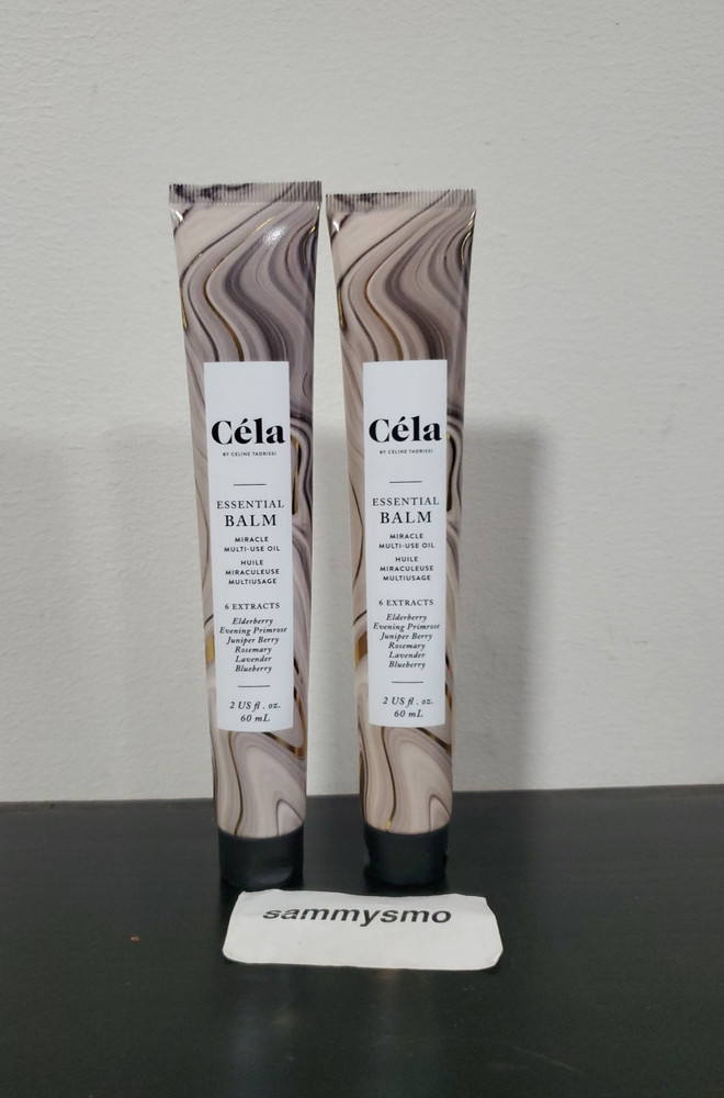 Cela Essential Balm Miracle Multi-Use Oil Ointment For Hair & Nails 2oz, x2