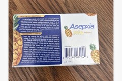 Asepxia Pineapple Exfoliating Bar Soap. Brightens Skin and Refines Pores. 4.0 Oz