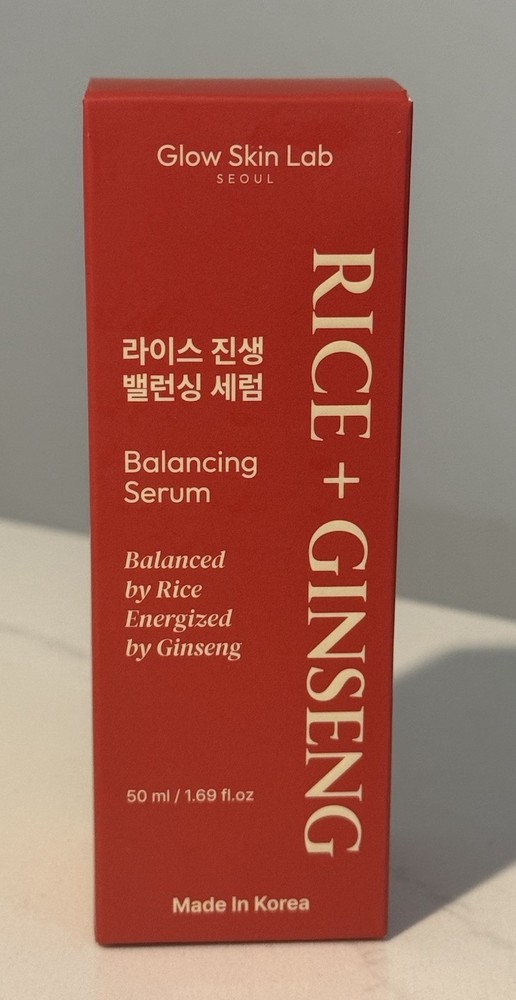 Glow Skin Lab Rice + Ginseng Balancing Serum Korea 50ml K-beauty