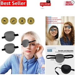 2 Pcs Adjustable Eye Patches – Comfortable Lazy Eye Treatment & Costume Use