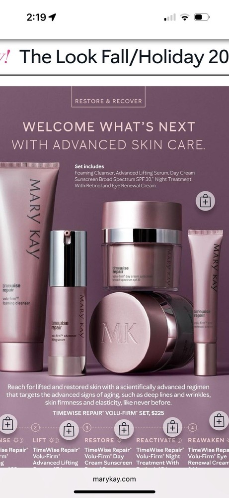 Mary Kay TimeWise Repair Volu-Firm Product Set, Full Size – 5 Piece