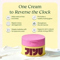 JiYu Korean Skincare Glow-Up Bundle – Toner Pads & NAD+Ant Aging Moisturizing Cr