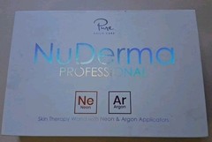 Pure Daily Care NuDerma Professional Skin Therapy Wand with 6 Neon & Argon Wands