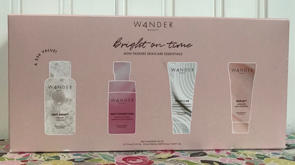 SEALED WANDER BEAUTY BRIGHT ON TIME MINI-TASKERS SKINCARE ESSENTIALS