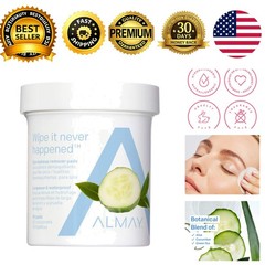 Longwear Waterproof Eye Makeup Remover Pads Hypoallergenic 80 Count