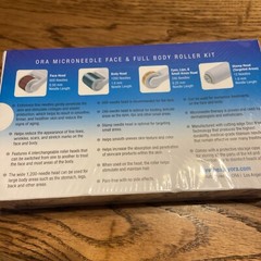 Ora Microneedle Face & Full Body Roller 6 Piece Kit Set New & Sealed