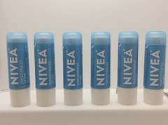 Nivea Smoothness Lip Care With SPF 15, Lip Moisturizer, 0.17 Oz, 6/LOT, 03/2025