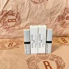 2 Bobbi Brown Extra Lip Tint Tinted Balm Bare Pink travel size .02oz