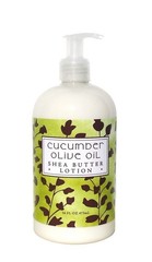Cucumber Olive Oil Shea Butter Hand & Body Lotion by Greenwich Bay 16 oz
