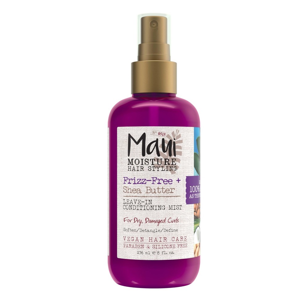 Maui Moisture Frizz-Free + Shea Butter Leave-in 8 Fl Oz (Pack of 1), PINK