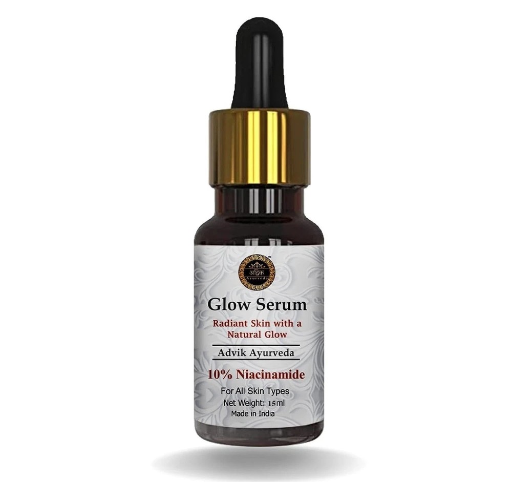 Advik Ayurveda Glow Serum 10% Niacinamide For All Skin Types 15ml h544