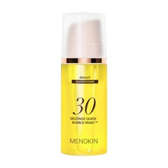 MENOKIN 30 Seconds Quick Bubble Mask BRIGHT Vitamin C Glutathione & Niacinam…
