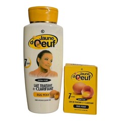 JAUNE D’OEUF Egg Yolk Traitant And Clarifying Lotion 450ml And Soap