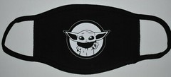 The Child Inspired Design Black Adult Reusable Dual Layer Cotton Cloth Face Mask